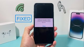 Software Update Failed An error occurred downloading iOS 16.7 (FIXED)