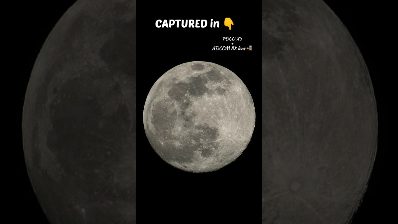 Moon 🌙 Photography  with Mobile 😱 || 