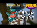 Hive skywars has the best players 3 iq moments