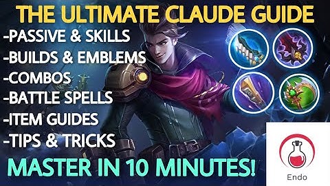 MASTER CLAUDE IN 10 MINUTES | ULTIMATE CLAUDE GUIDE | MLBB #MobileLegends #mlbbcreatorcamp