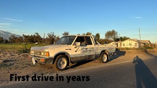 1980 Datsun 720 back on the road !