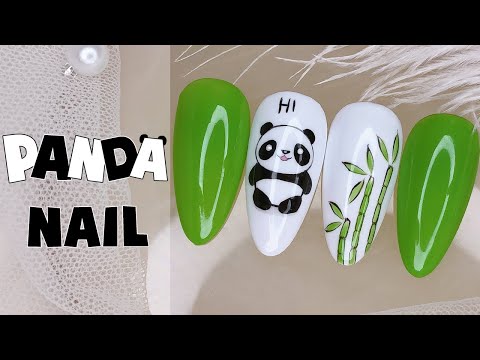 Video Vẽ Móng Hình Gấu Trúc Đơn Giản - Vẽ Móng Tay Đơn Giản - youtube