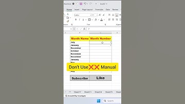 #Shorts: Extract Month Number in Excel Easily! #tutorial