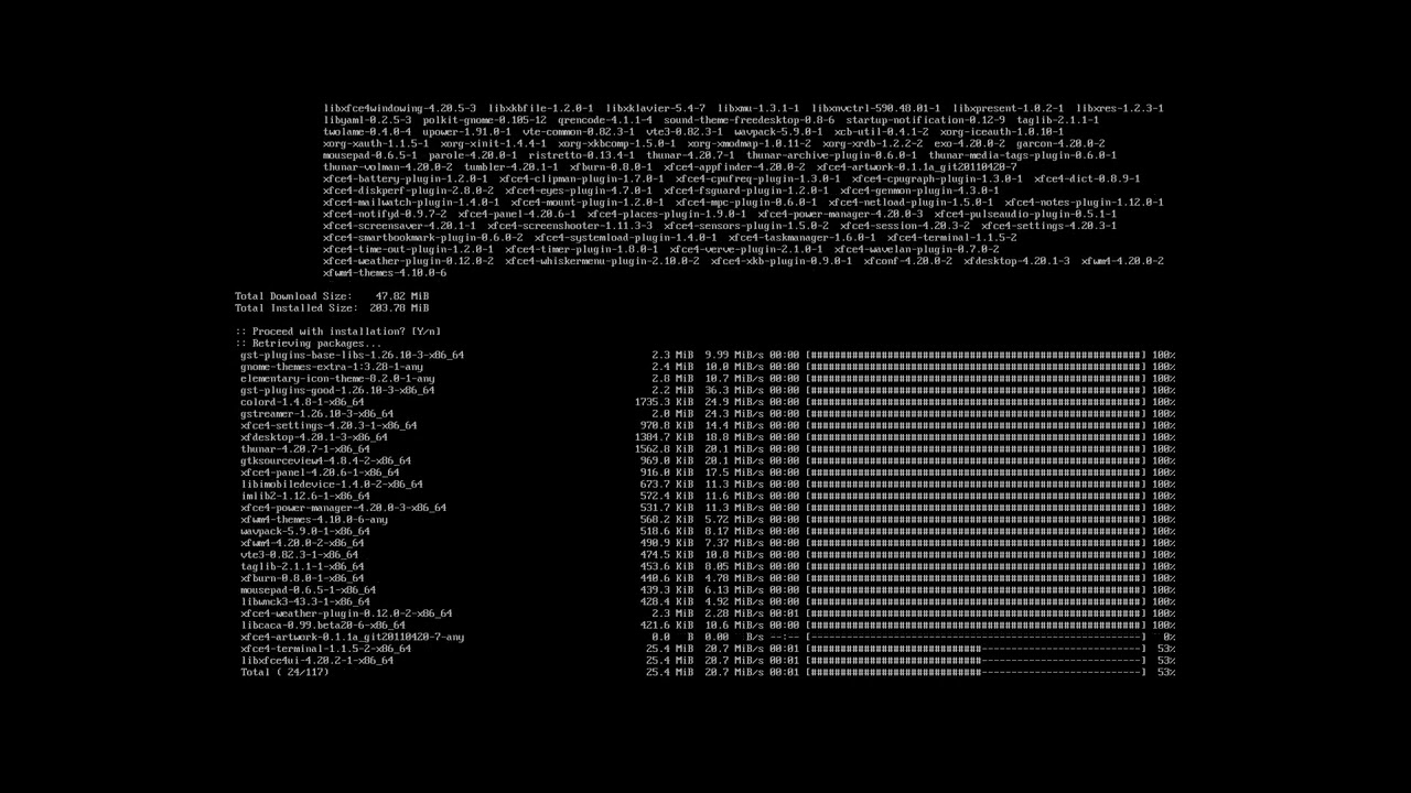 Kiro 078: Arch Linux 2026.02.01 ISO - encrypted - xfce4 - sddm - arcolinux-nemesis