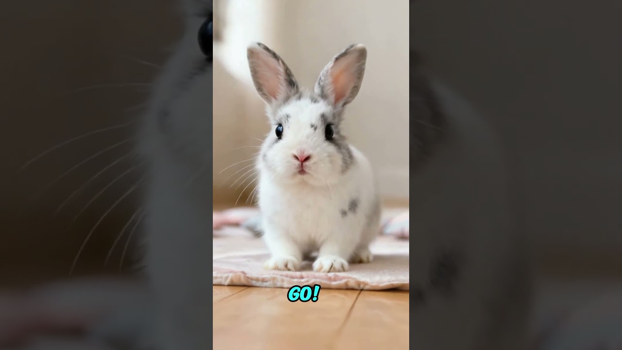 Pillow Parkour! Bunny’s Tiny Obstacle Course Adventure