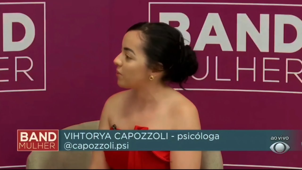 Participação no programa Band Mulher para falar sobre Autoestima  Feminina 