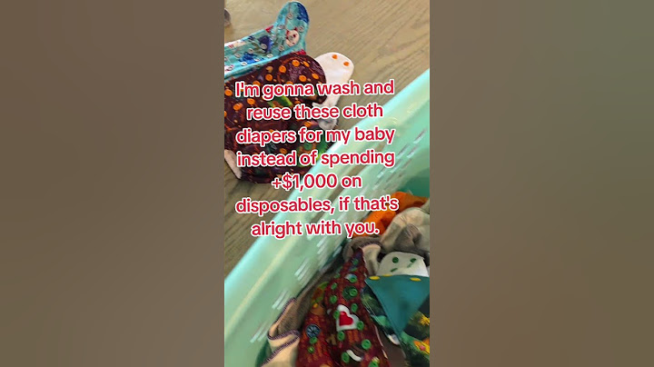 Cloth diapering one baby can save a family hundreds of dollars