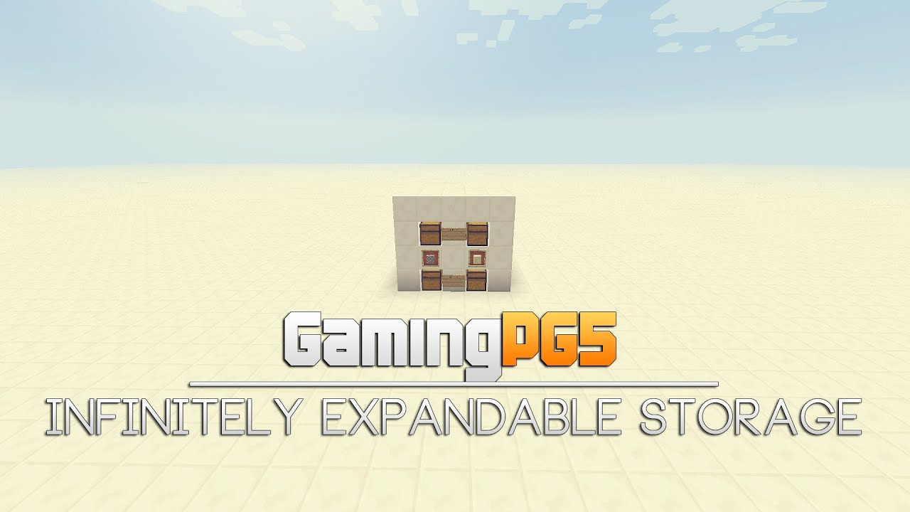 Infinitely Expandable Storage / Chest - Ultra compact - Minecraft
