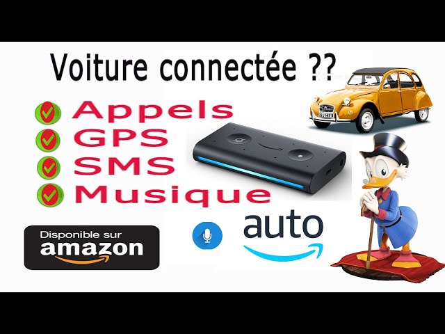 TEST] Echo Auto : Alexa dans la voiture [ GPS , Kit mains libres, Musiques,  Appels, SMS ] # 