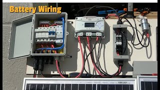How to wire a solar charge controller and battery bank