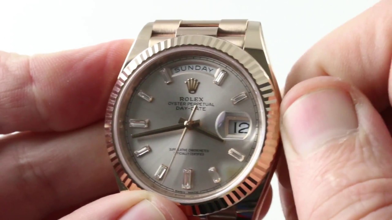 pre owned rolex day date 40