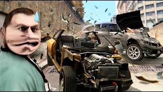 In traffic at a speed of 9999999, can the taxi take you to the navigation point? - GTA4