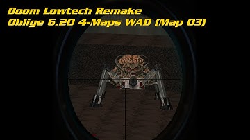 [Doom II] Doom Lowtech Remake + Oblige 6.20 4-Maps WAD (Map 03)