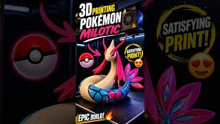 3D Printing Milotic 🐉✨ | Most Satisfying Pokémon Build Ever! 🔥 #shorts #pokemon #3d
