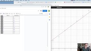 How to use Desmos to graph and find a trendline