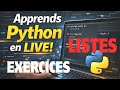 Apprends Python pour Débutants – Exercices Pratiques Les Listes #4