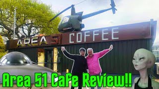 Area 51 Alien Themed Cafe Review area51 cafereview ufo astronaut
