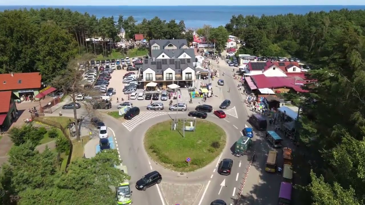 Jantar. Długi weekend na plaży. Zachwycający widok z drona!!!