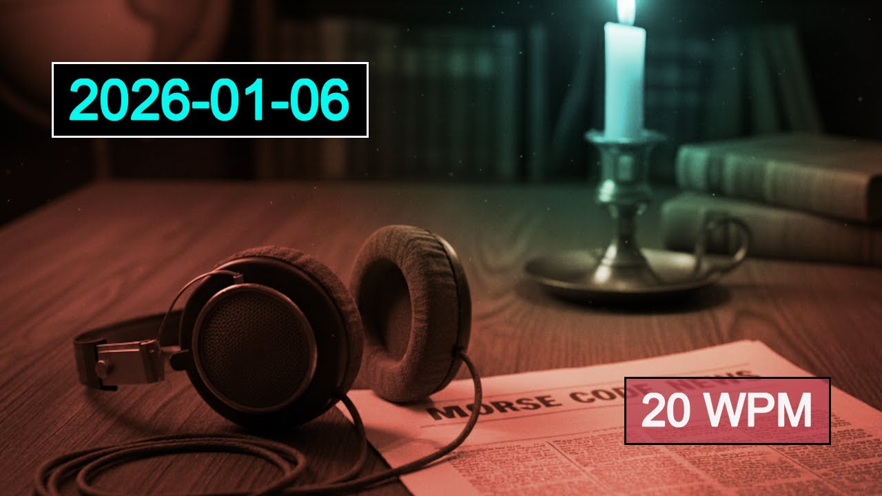 Morse Code News | 2026-01-06 | 20wpm