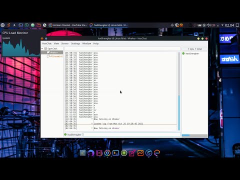 cara chatting irc channel dengan irssi dan hexchat