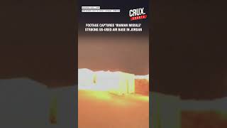 ON CAM: Iranian Missile Tears Into US-Linked Air Base In Jordan | Muwaffaq Salti Air Base