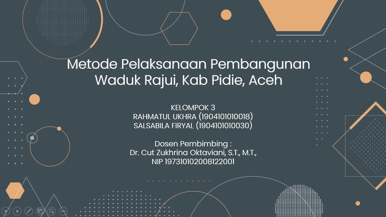 Metode Pelaksanaan Pembangunan Waduk Rajui, Kab. Pidie, Aceh (Tugas ...