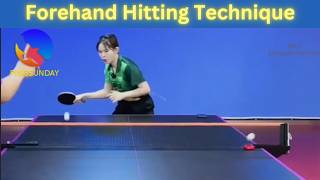 Forehand Hitting Technique: Why It Is Harder Than a Loop and How to Master It