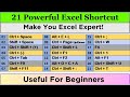 21 powerful shortcut keys will definitely make you excel expert  most useful excel shortcuts