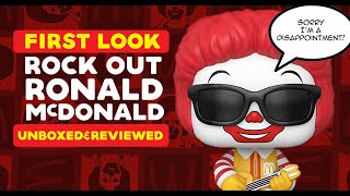 First Look Funko Pop Ad Icons Rock Out Ronald Mcdonald 109 Unboxed And Reviewed