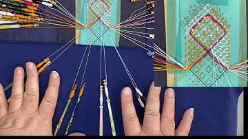 Lou Woo - A Lace Rosarium & How To Work An 8 Thread Armure Bobbin Lace Stitch