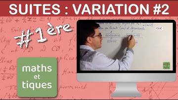 Etudier le sens de variation d