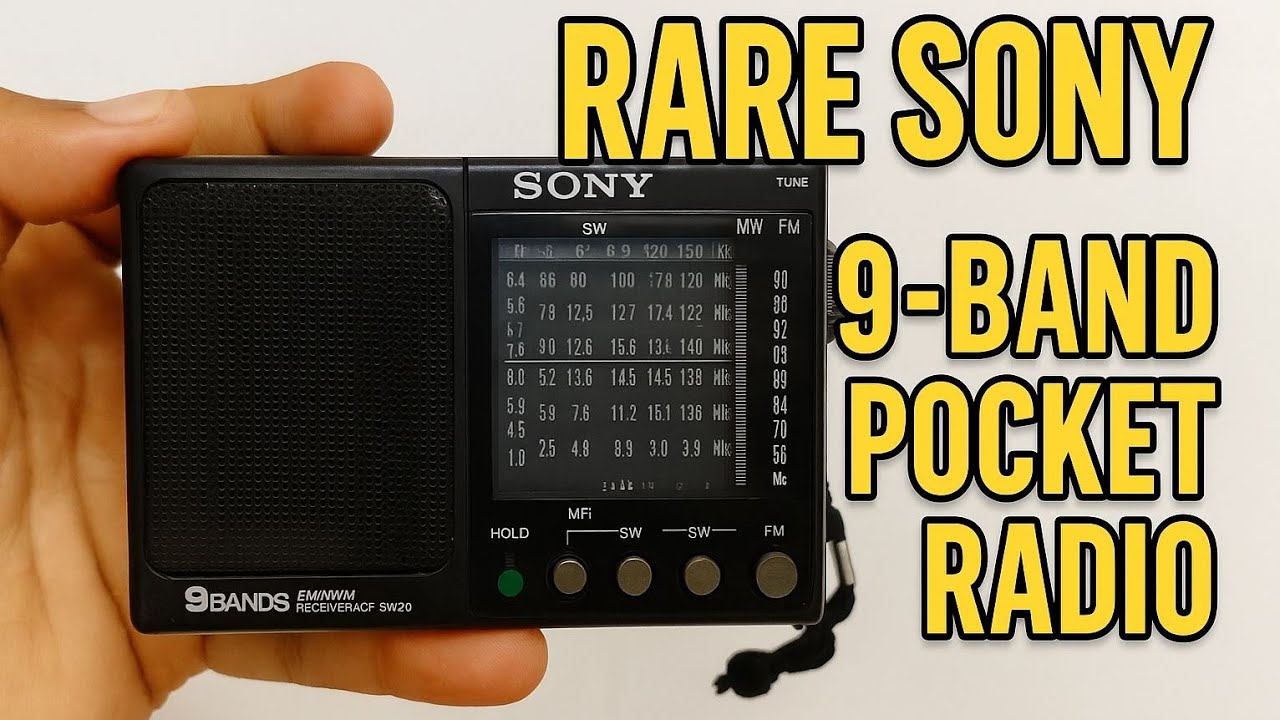 SONY 9 BANDS RECEIVER ICF-SW20 ポータブルラジオ Sony ICF-SW20 FM/MW/SW 9 Band Portable Short Wave Radio Confirmed