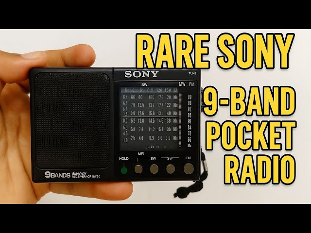 RARE SONY ICF-SW20 | 9-Band Pocket Radio That Still Works Like