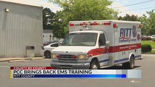 Pitt Community College relaunches hybrid paramedic program