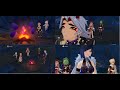 Genshin Impact - Boring life for Itto and Paimon in deep of The Chasm in Perilous Trail
