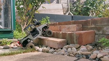 Custom WPL C34KM with RBR/C metal portals. Toyota Land Cruiser FJ40 #rbrc  #wpl #fj40 #shorts