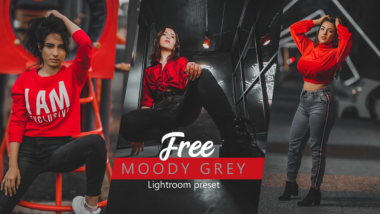 How To Edit MOODY GREY Photo | MOODY GREY Lightroom & Camera raw preset (free download)