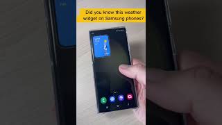 Cool 😎 weather widget on Samsung Galaxy S23 #samsung #galaxys23ultra #widget #shorts screenshot 2
