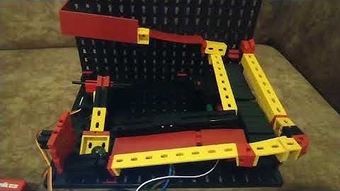 Fischertechnik Simple contraption model | Fischertechnik TXT 4.0 Controller