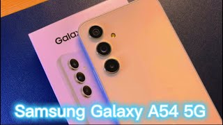 Unboxing New Samsung A54 5G Awesome White test foto & video #unboxing #samsung
