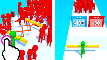 Push Party - Push Party Color Stickman Run - All Levels iOS Android GamePlay #3