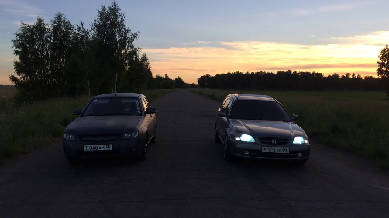 Honda orthia b20b ат vs LADA Priora 1.6 мт