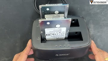 Orico 2-Bay Offline Clone Hard Drive Docking Station - Offline Process 2.5 to 2.5 Hard Disk