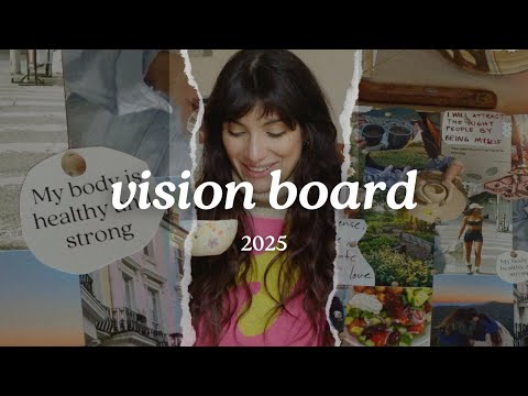Vision board, tervek, álmok 2025 | fatimapanka