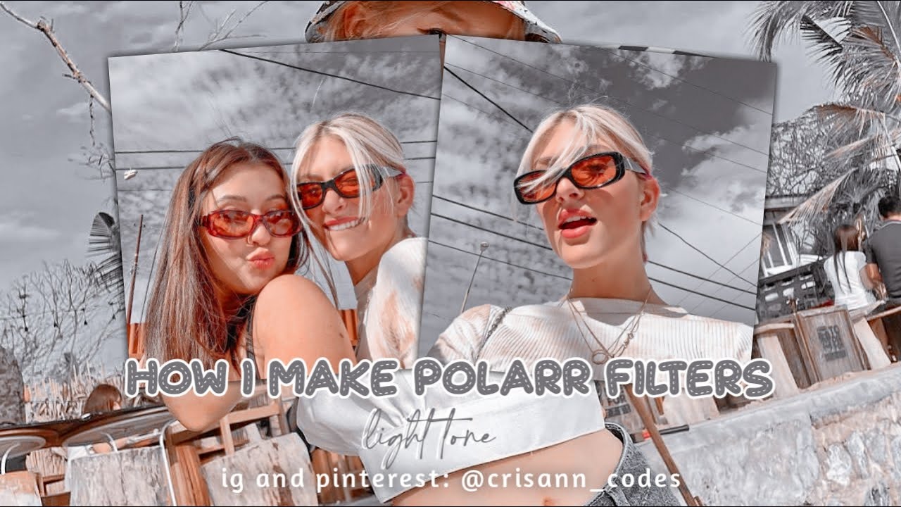 HOW I MAKE POLARR FILTER | LIGHT TONE🤍 | TUTORIAL