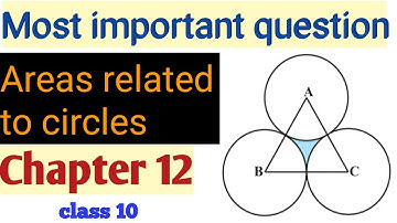 Most Important question solution ch 12 | class 10 CBSE 2021 | Areas related to circle | Ex 12.3