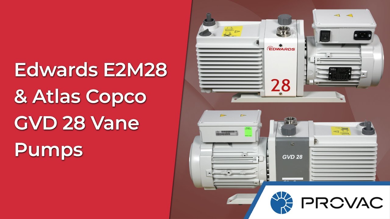 Edwards E2M28/30 Atlas Copco GVD 28 Vane Pump Promotional Video