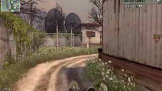 MW2 throwing knife across map trailer park