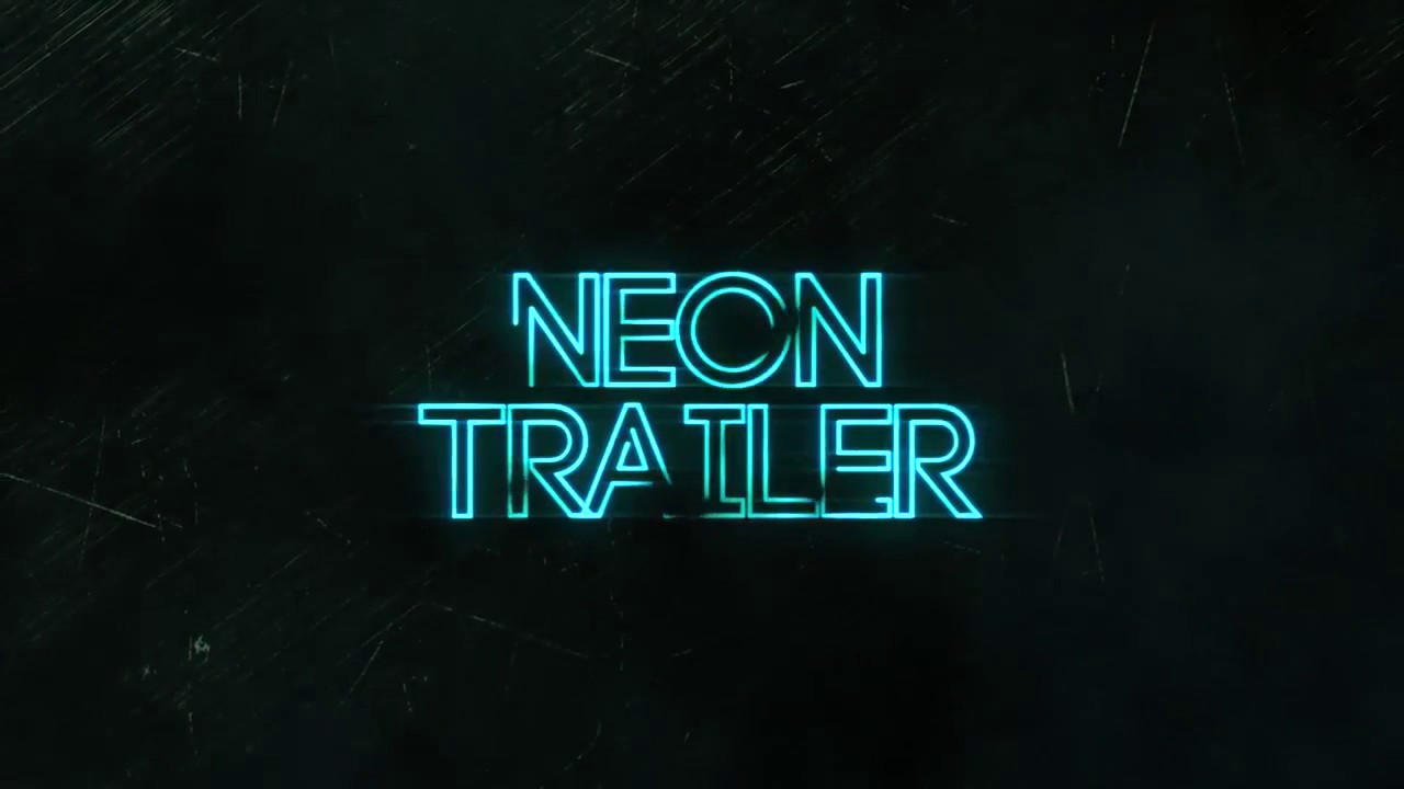 Neon Trailer Title Template for After Effects & Premiere Pro - YouTube