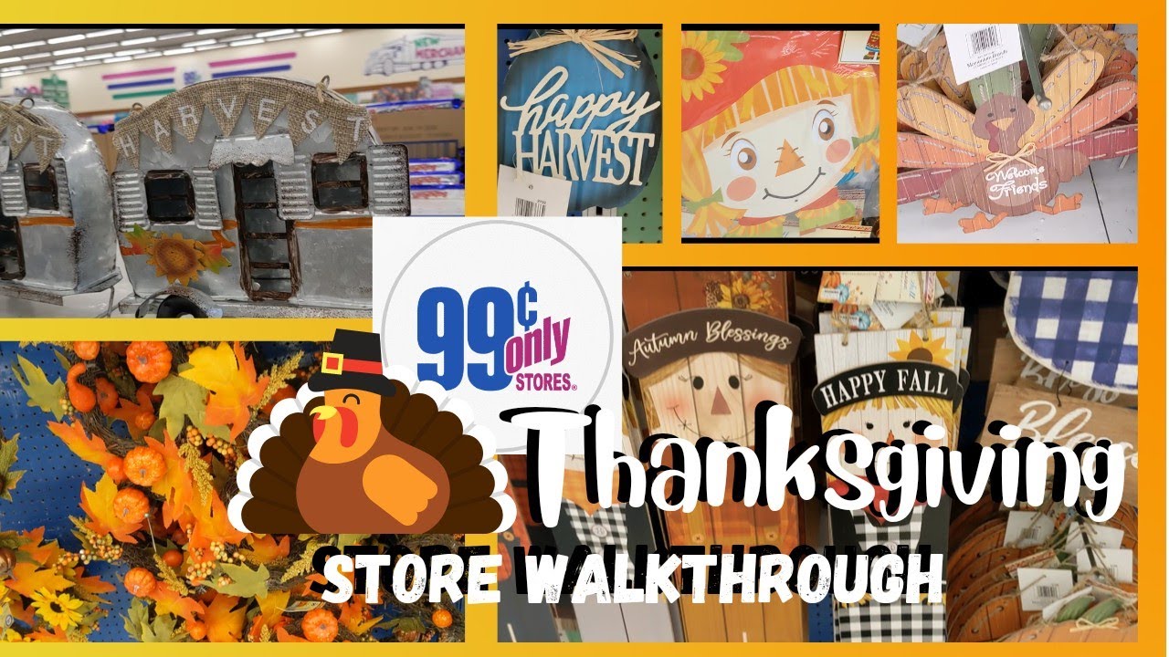 99 Cent Only Store Thanksgiving Decor Walkthrough